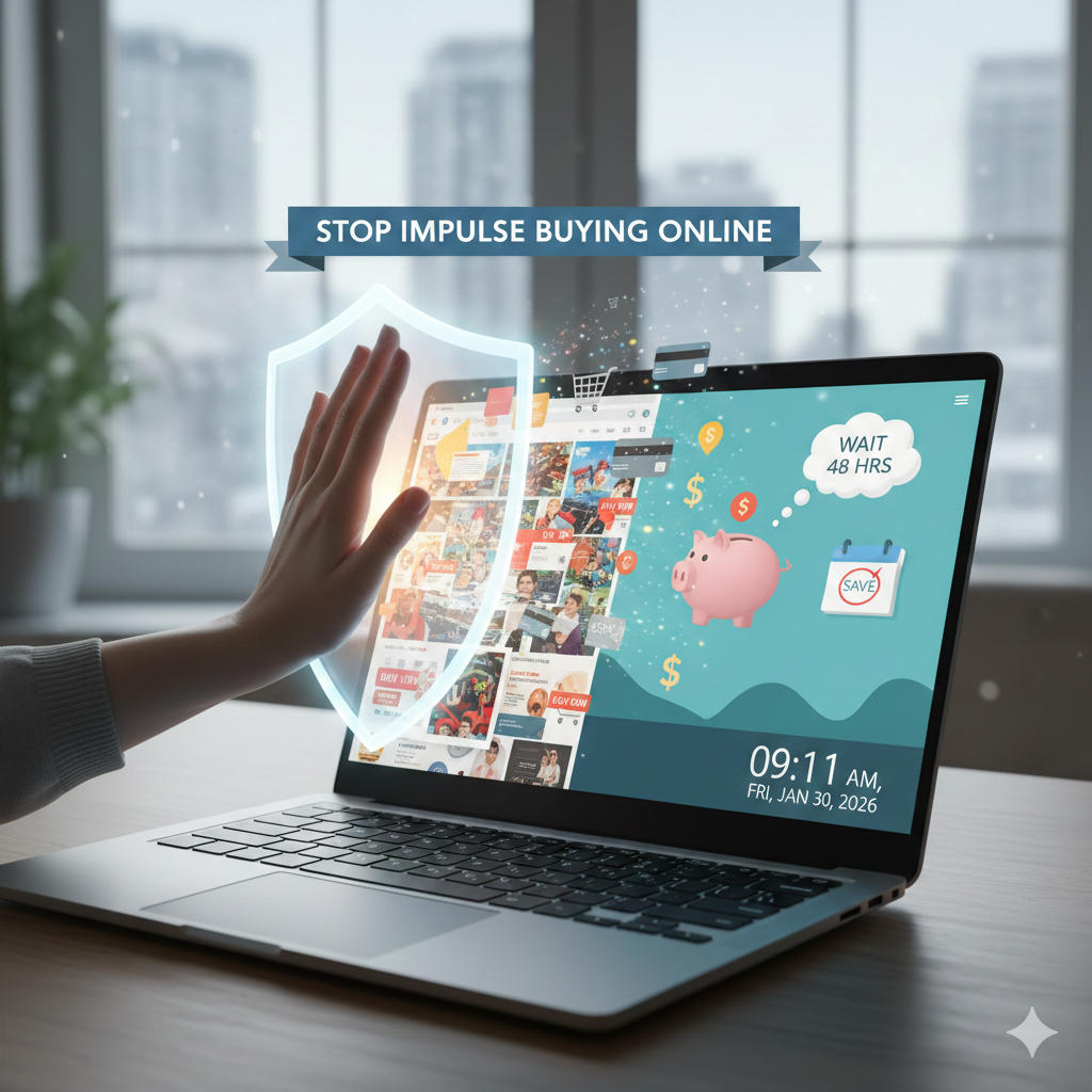 how to stop impulse buying online