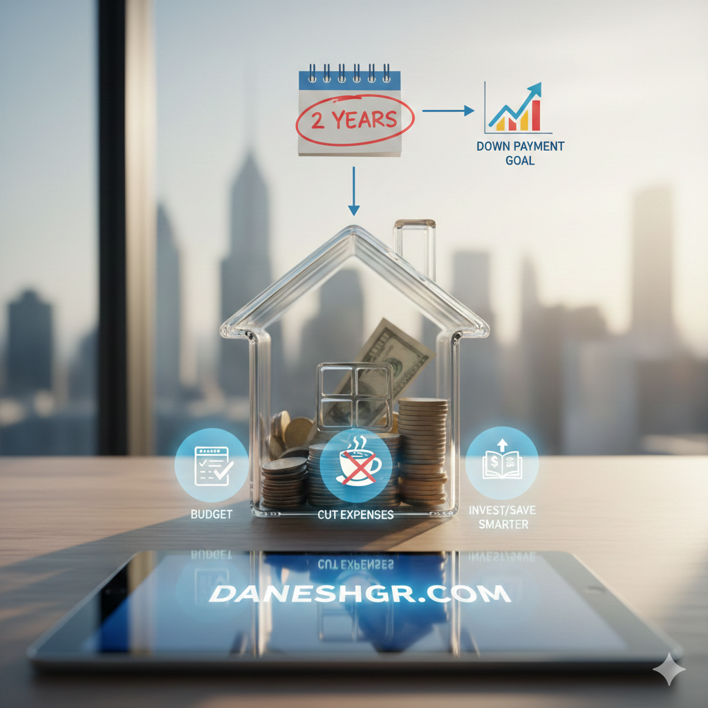 how to save for a house down payment in 2 years