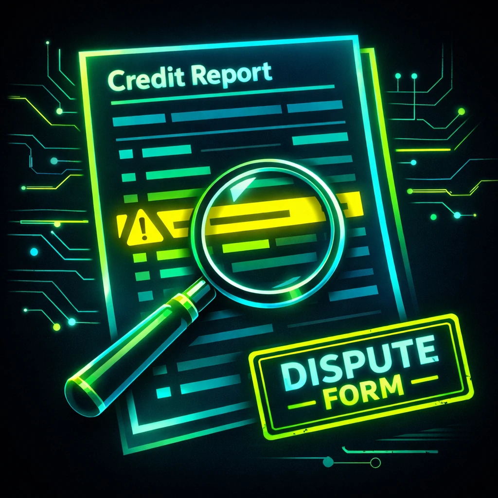 how to dispute an error on your credit report