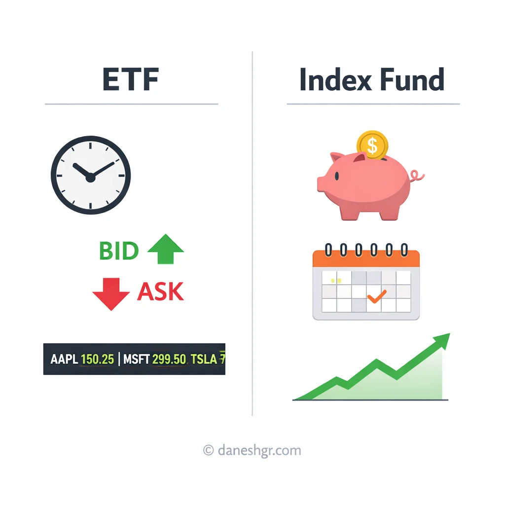 ETF vs index fund: which is better for a beginner?