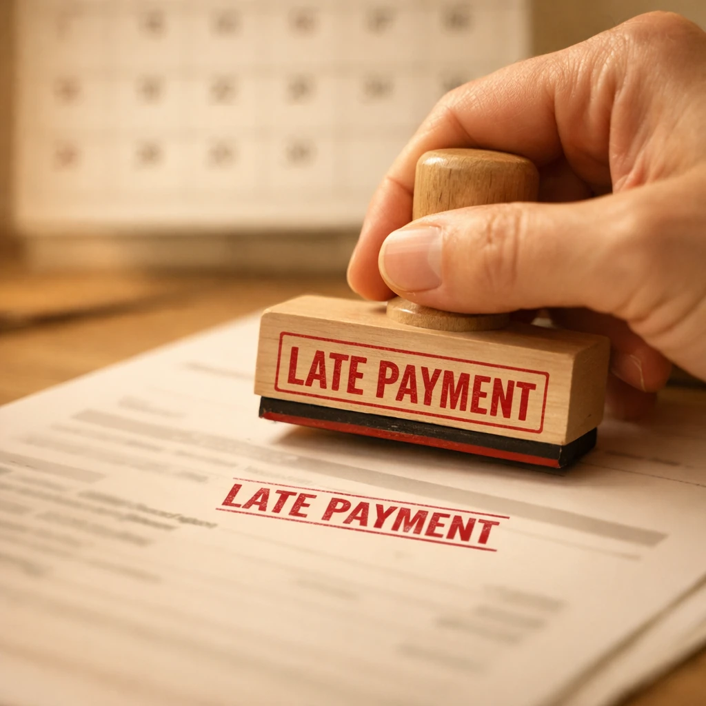 how long do late payments stay on your credit report?