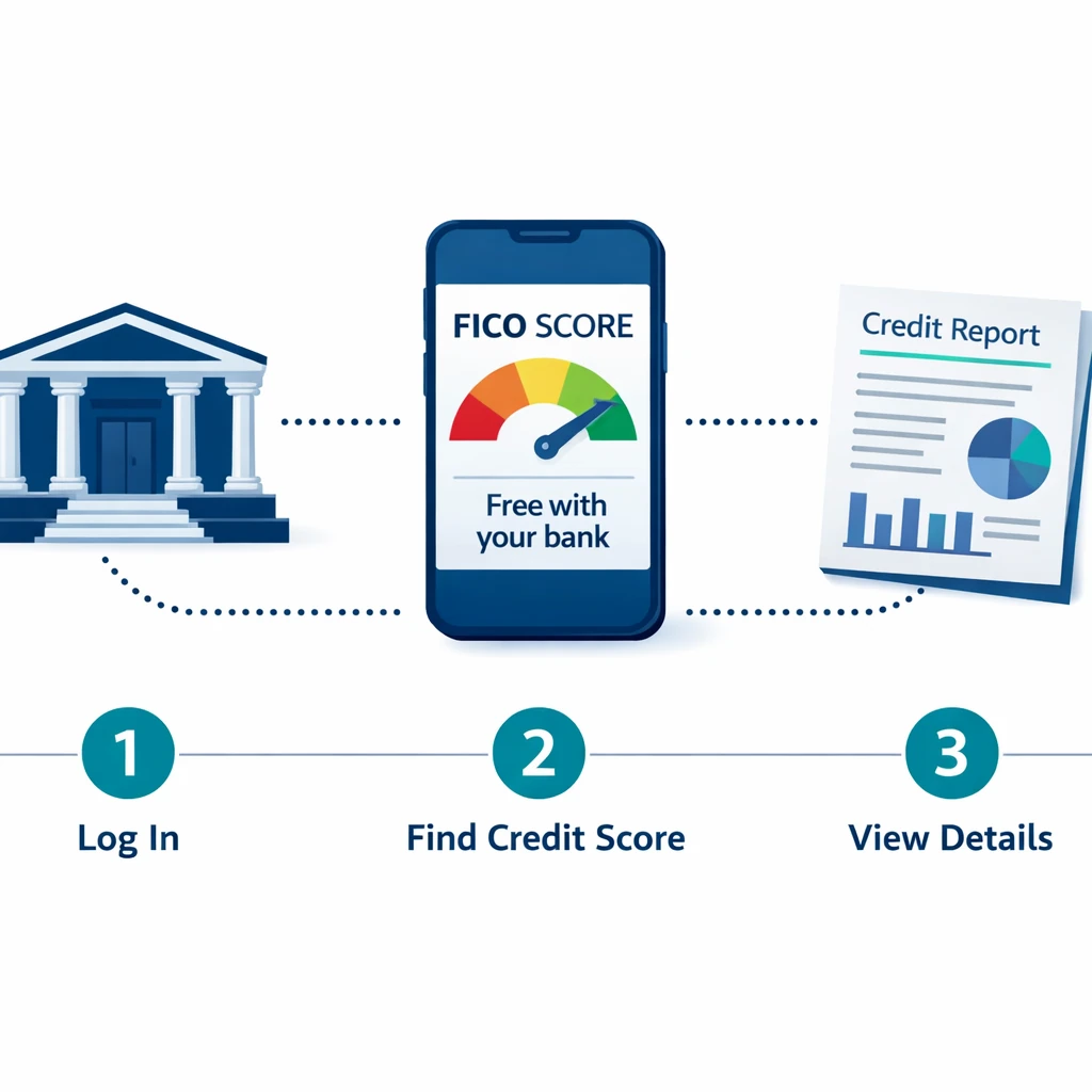 how to get a free FICO score from your bank