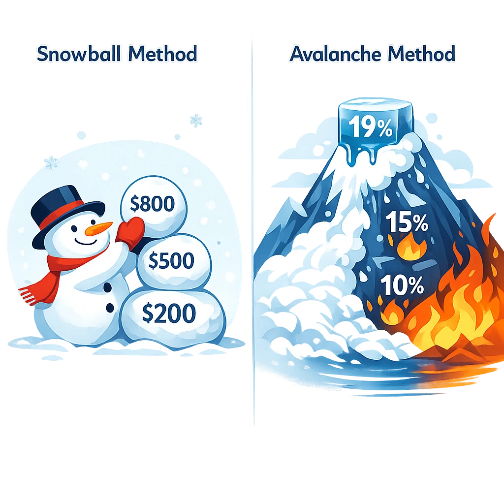 snowball vs avalanche method calculator