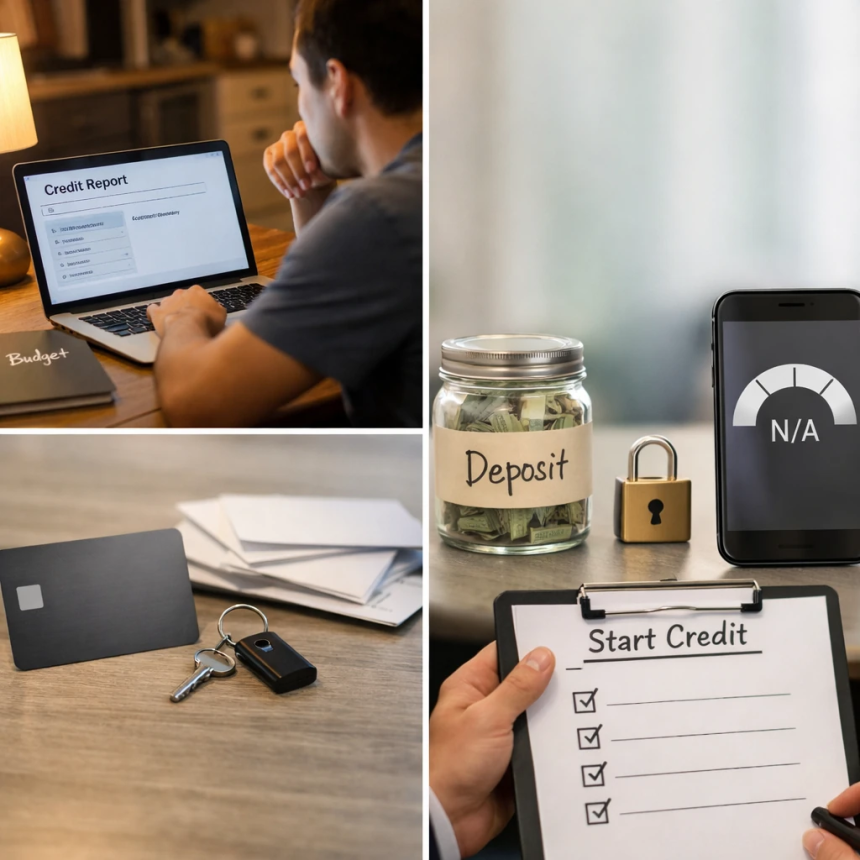 how to build credit from scratch with no credit history