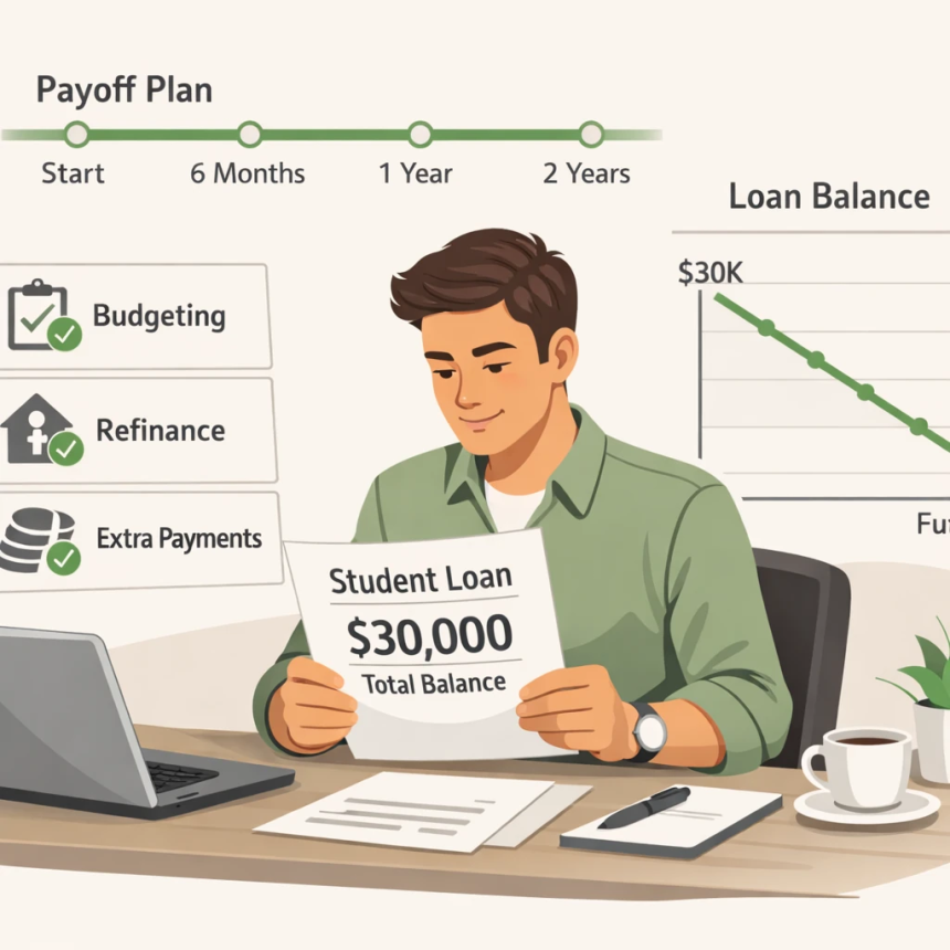 strategies to pay off $30,000 in student loans