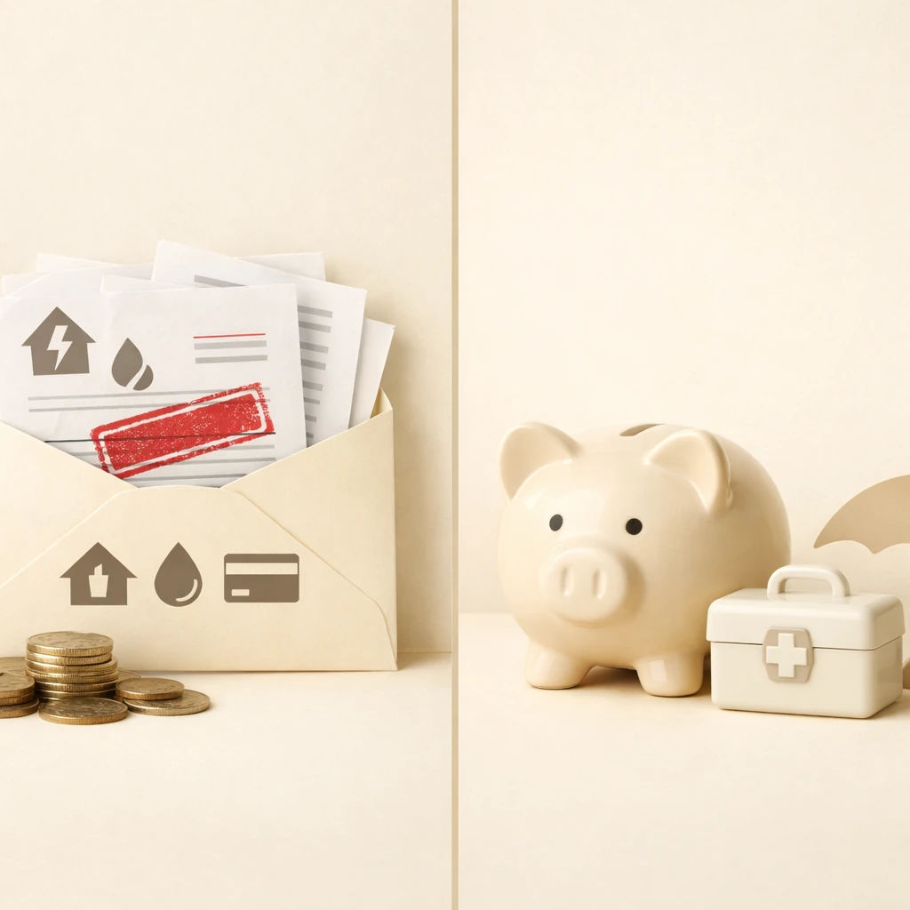 should I pay off debt or save for an emergency fund first?