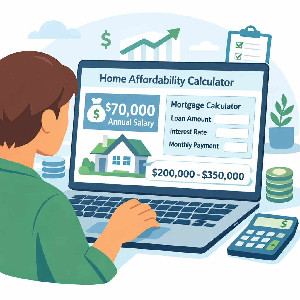 how much house can I afford on a $70,000 salary?