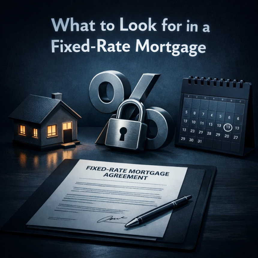 what to look for in a fixed-rate mortgage
