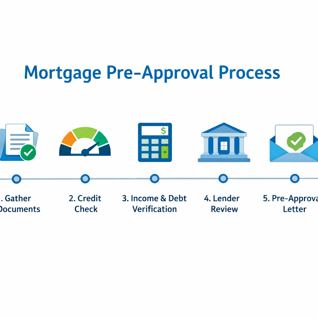 mortgage pre-approval process step-by-step