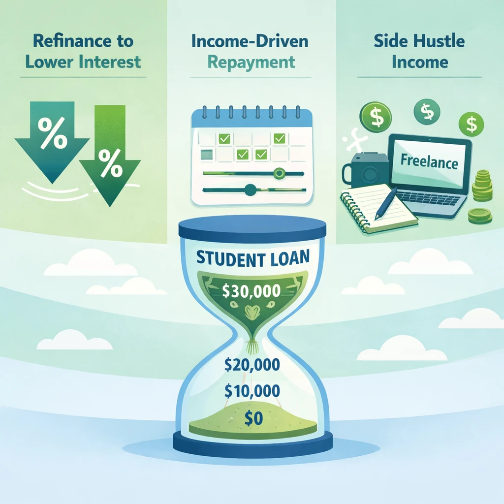 strategies to pay off $30,000 in student loans
