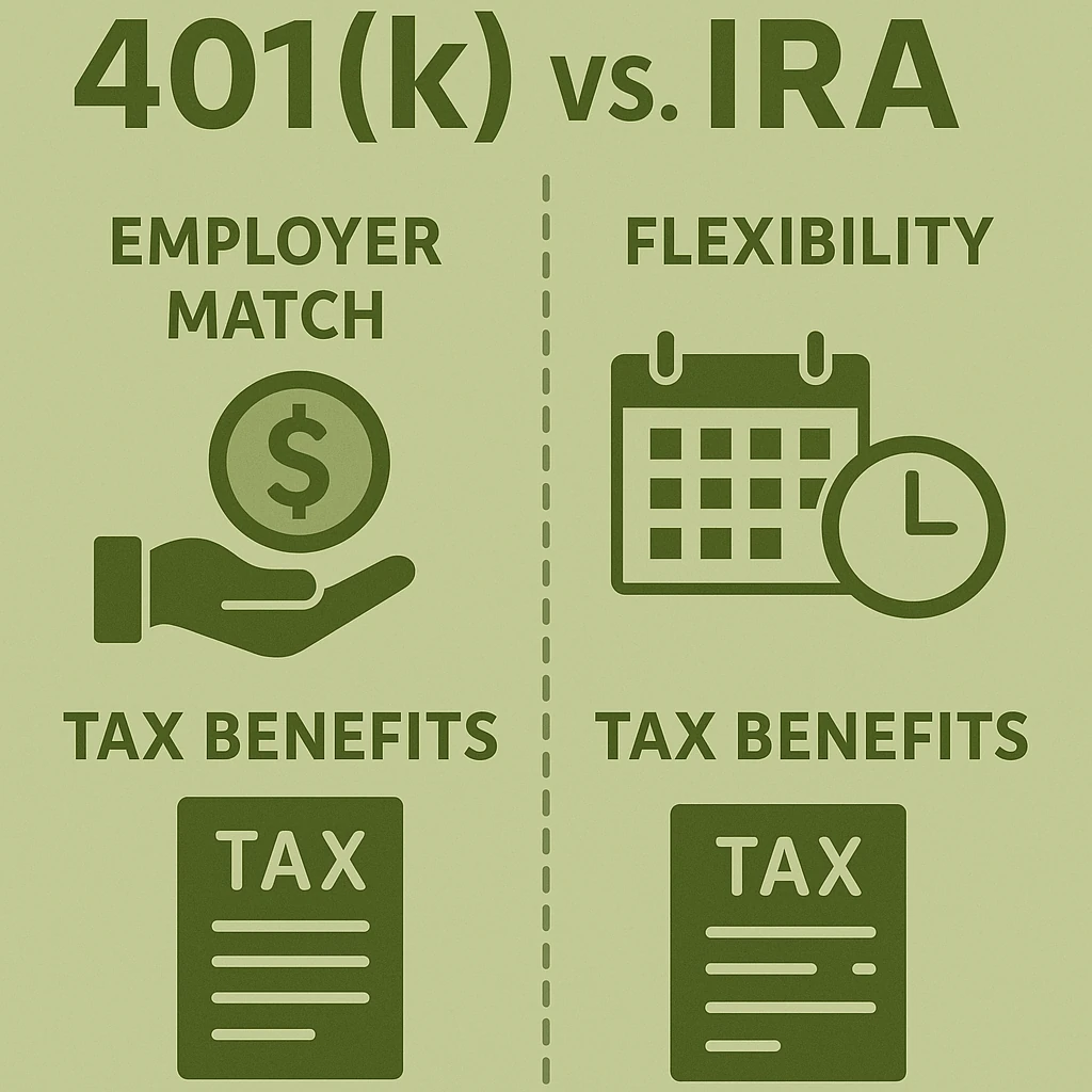 401(k) vs IRA: which should I contribute to first?