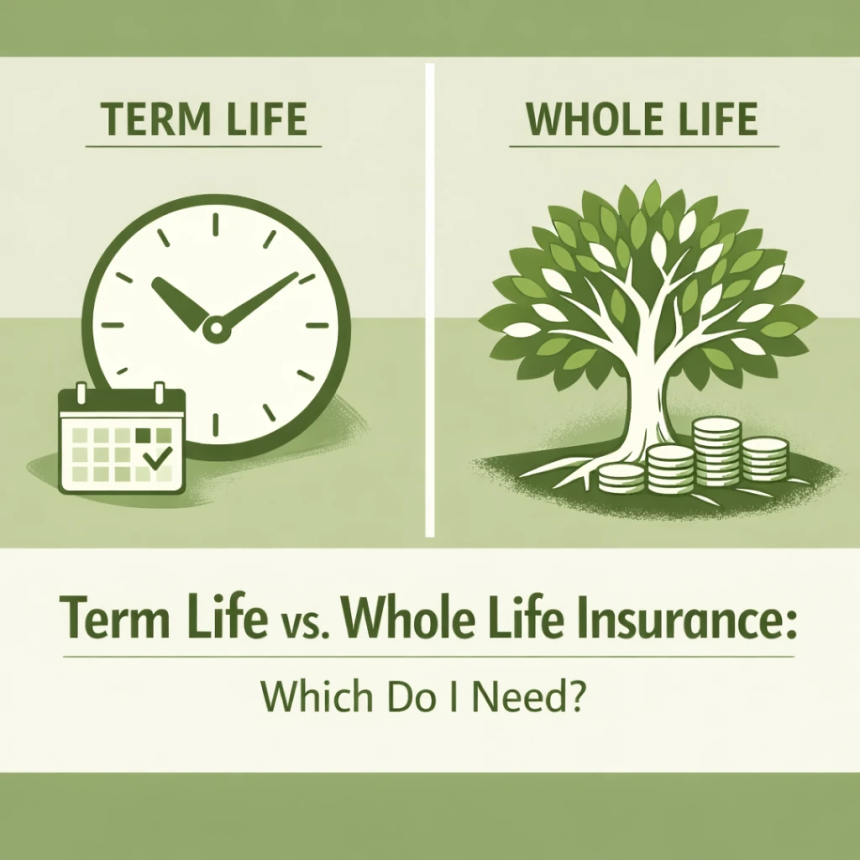 term life vs whole life insurance: which do I need?