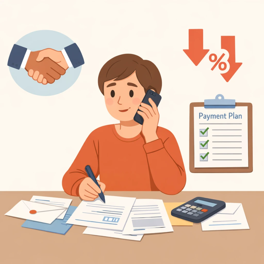 how to talk to creditors when you can't pay