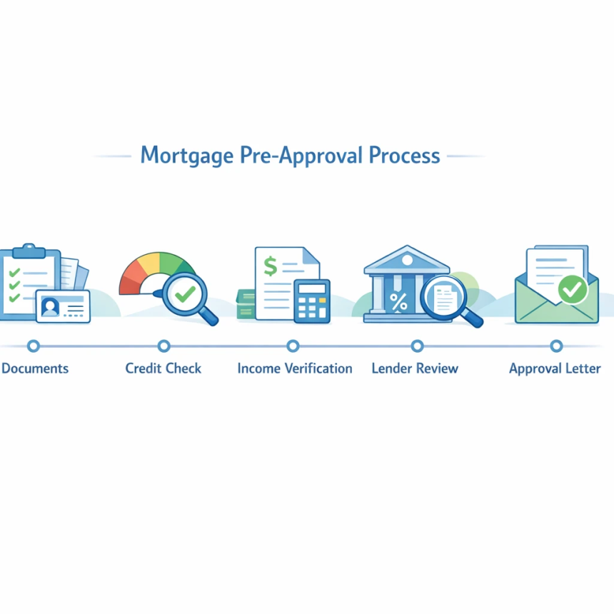 mortgage pre-approval process step-by-step