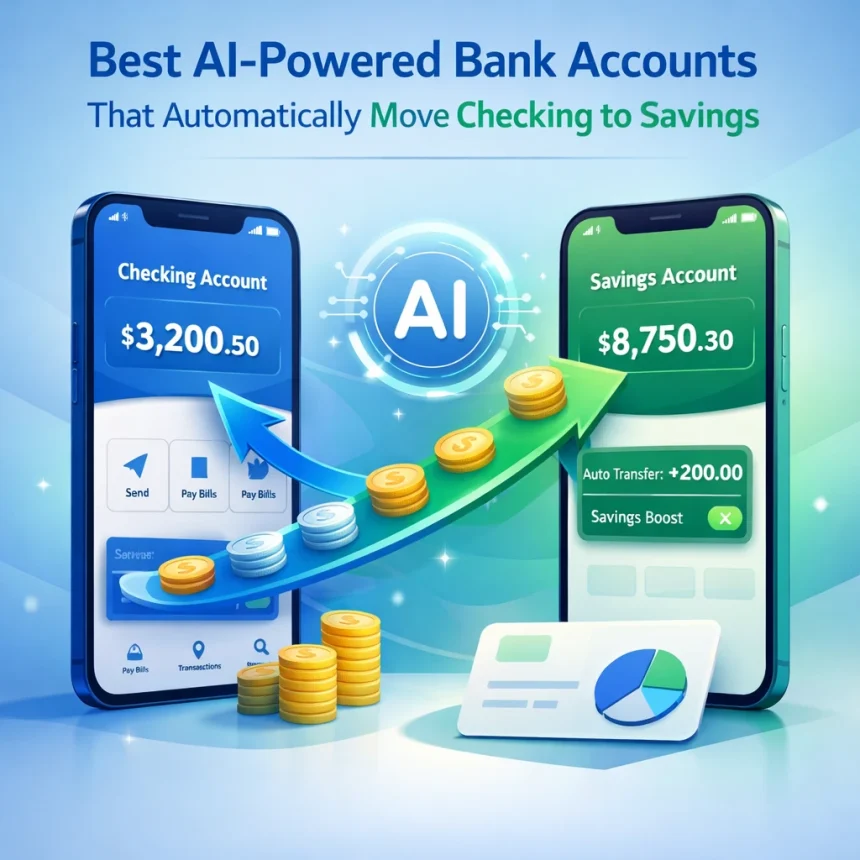 Best AI-powered bank accounts that automatically move checking to savings