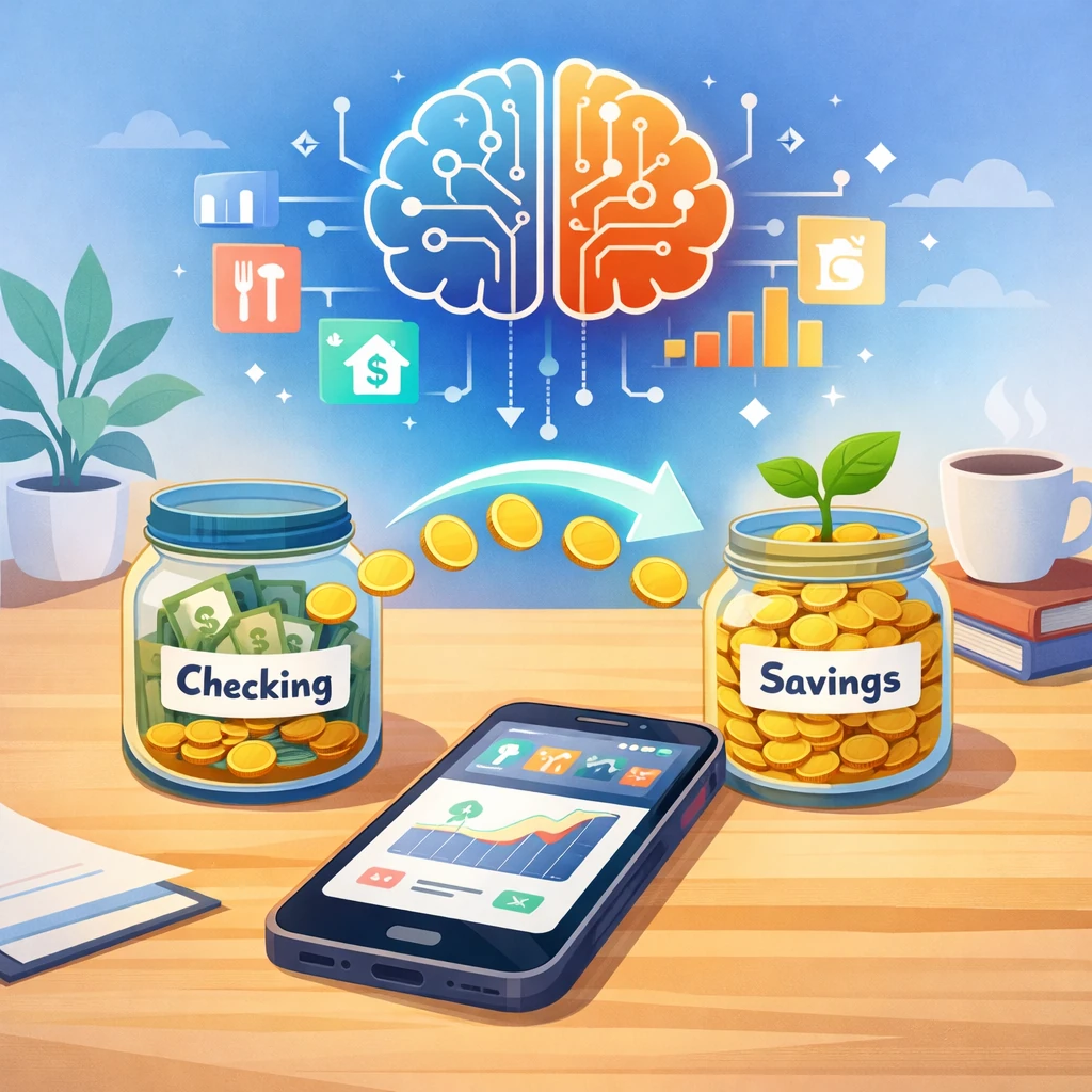 Best AI-powered bank accounts that automatically move checking to savings