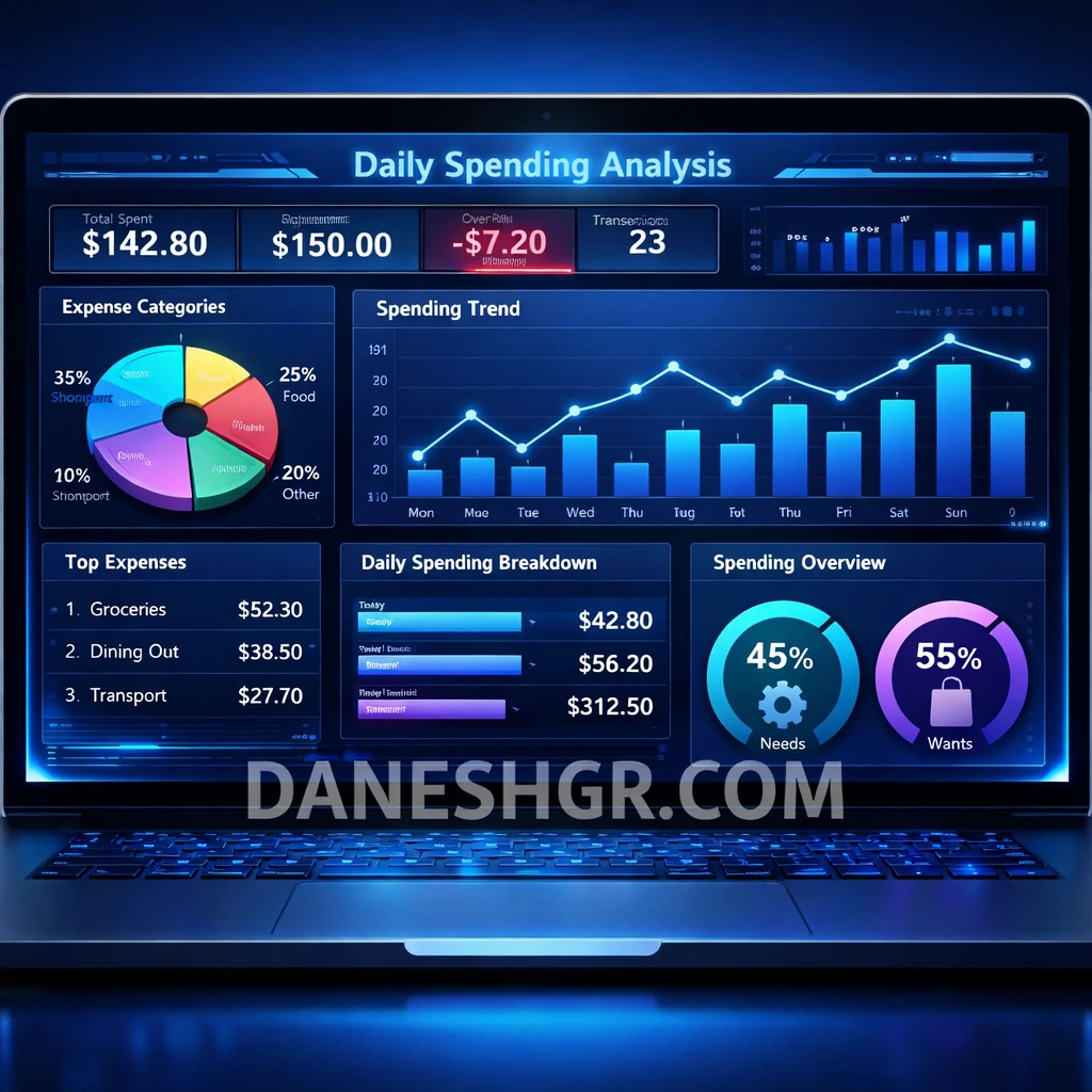 how to track daily spending