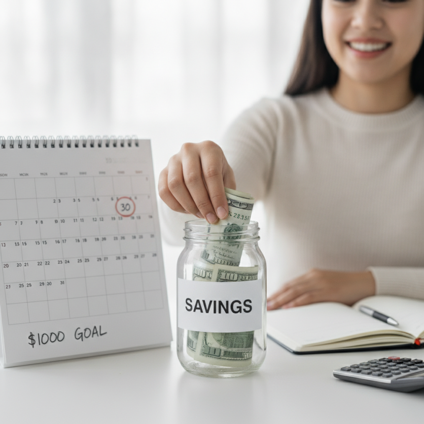 How to Save $1,000 in 30 Days