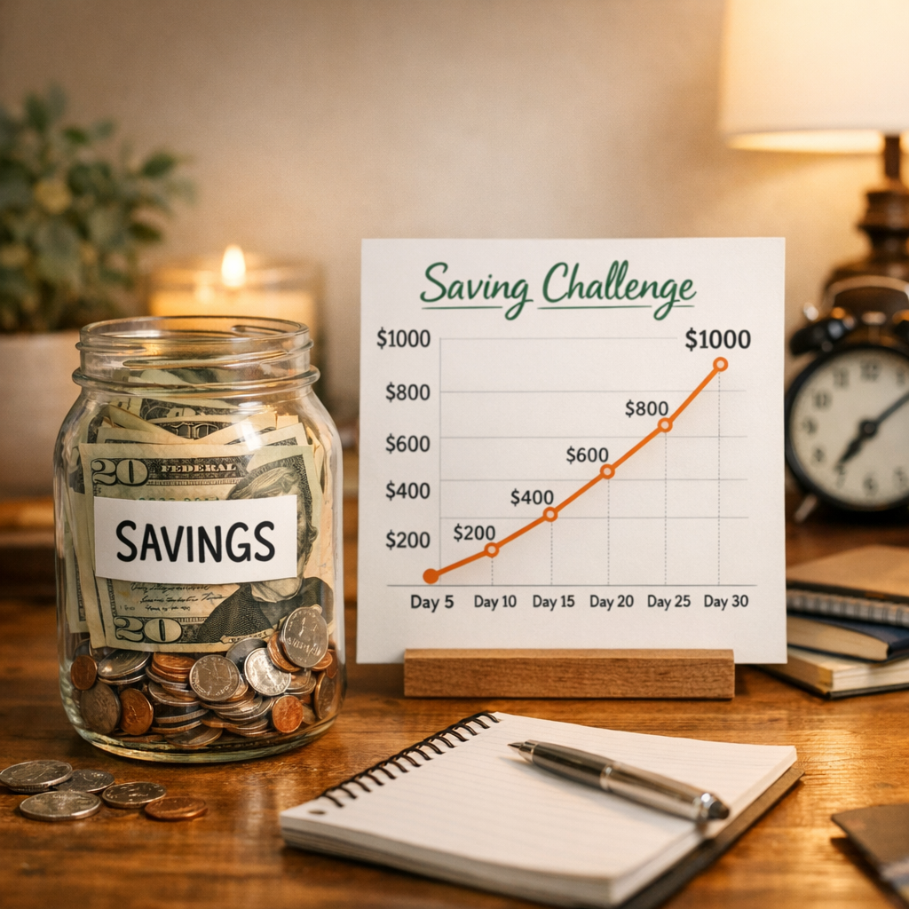 How to Save $1,000 in 30 Days