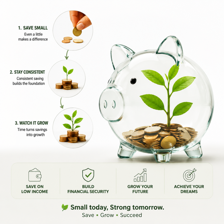 Saving Money on Low Income